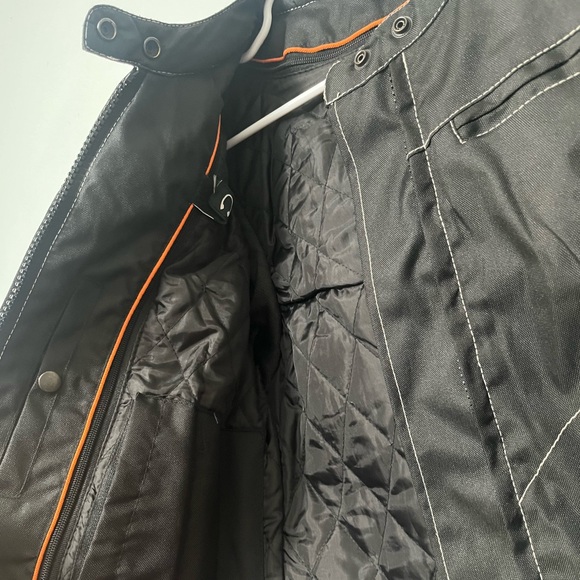 Vance Leathers Textile Fabric Fitted Moto Jacket with Removable Quilted Liner - Picture 6 of 13